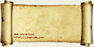 Danijela Backović vizit kartica